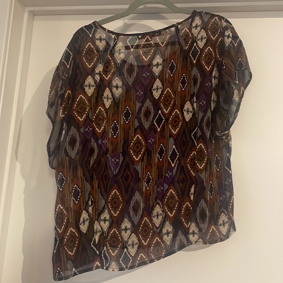 Sheer Tribal Print Top from Forever 21 - Picture 9 of 9